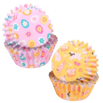 Mini Cupcake Baking Cases - Easter